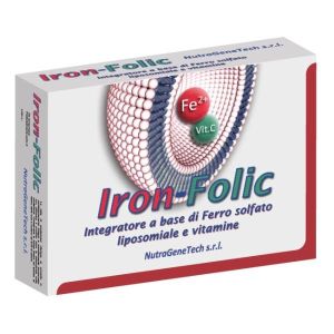 Iron-folic Integratore di Ferro 30 Capsule