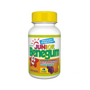 Benegum Junior Vitamina C E Ferro Integratore Alimentare 40 Caramelle