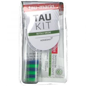 Tau-marin kit da viaggio spazzolino medio componibile + dentifricio 20 ml