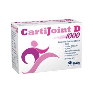 CartiJoint D 1000 Integratore Ossa e Articolazioni 20 Bustine