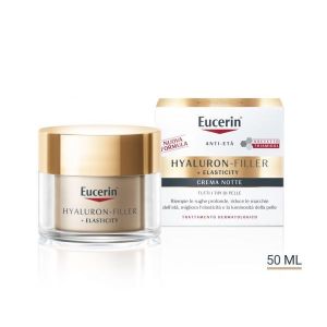 Eucerin Hyaluron-filler+elasticity Crema Notte Viso Anti-età 50ml