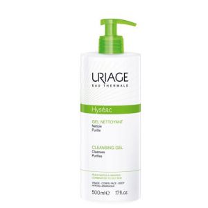 Uriage hyseac gel detergente purificante viso e corpo 500 ml