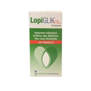 LopiGlik Plus Integratore Colesterolo 20 Compresse