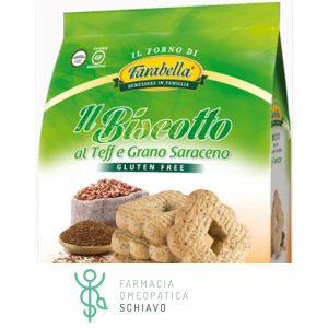 Farabella Biscotti al Teff e Grano Saraceno Senza Glutine 200 g