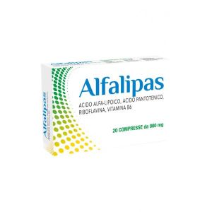 Alfalipas Integratore di Acido Alfa-lipoico 20 Compresse