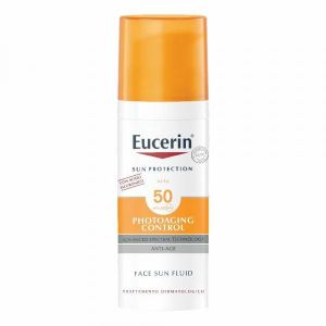 Eucerin Sun Fluid Anti-età Crema Solare Viso Fp 50 Protezione Alta 50ml