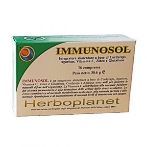 Herboplanet Immunosol Integratore Alimentare 36 Compresse