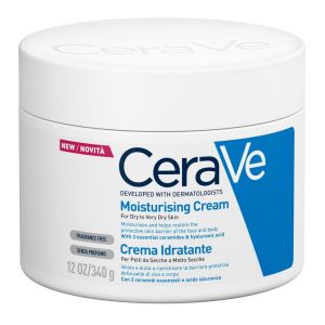 Cerave crema idratante viso e corpo pelle secca a molto secca 340 g