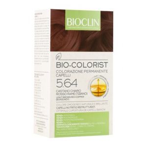 Bioclin Bio-colorist 5.64 Castano Chiaro Rosso Rame Tintura Naturale Capelli