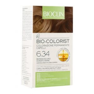 Bioclin Bio-colorist 6.34 Biondo Scuro Dorato Rame Tintura Naturale Capelli