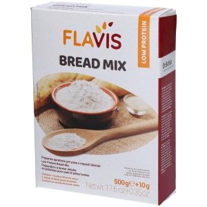 Mevalia Flavis Bread Mix Preparato Aproteico per Pane e Impasti Lievitati 500g