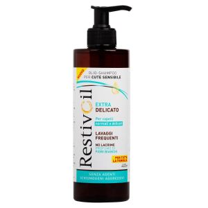 Restivoil Extra Delicato Olio-shampoo per Capelli Normali e Delicati 400 Ml.
