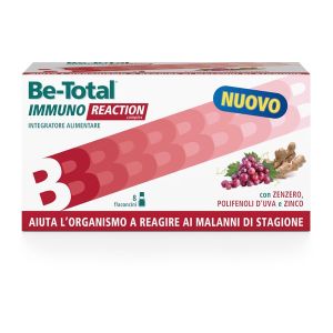 Be-total Immuno Reaction Integratore Alimentare Difese Immunitarie Vitamina C 8 Flaconcini