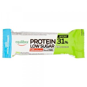 Equilibra Protein 31% Barretta Low Sugar Cocco e Cioccolato Fondente 35g