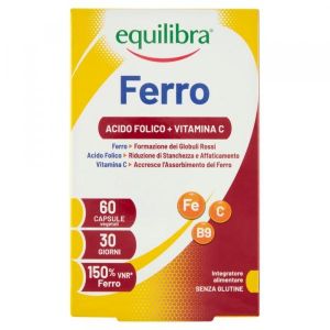 Equilibra Ferro i Acido Folico+ Vitamina C 60 Capsule