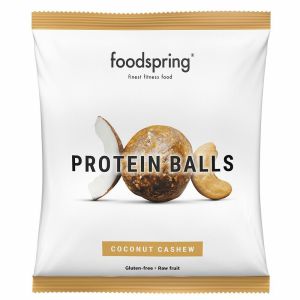 Foodspring Protein Balls Snack Proteico Gusto Cocco Anacardi 40g