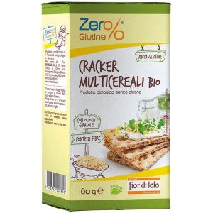 Fior di Loto Zer% Crackers Multicereali Bio 160g