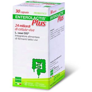 Enterolactis Plus Integratore Fermenti Lattici Vivi 30 Capsule