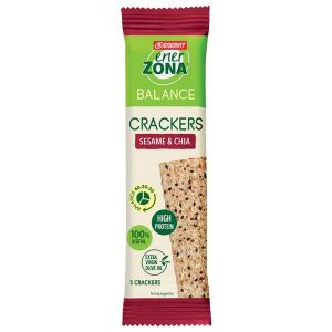 Enervit  Enerzona Crackers Sesame &amp; Chia  Globuli Contenitore MONOdose
