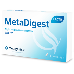 Metadigest Lacto Integratore per La Digestione Del Lattosio 15 Capsule