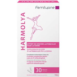 Laboratoires Bailleul Harmolya Supplemento di Lactobacillus 30 Capsule