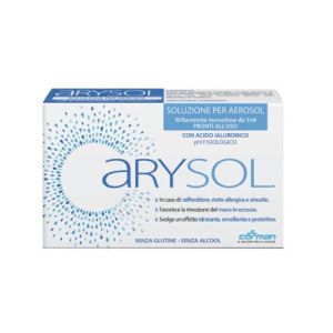 Arysol Soluzione Adulti per Aerosol i Acido Ialuronico Phfisiologico 10 Flaconcini Monodose da 5ml