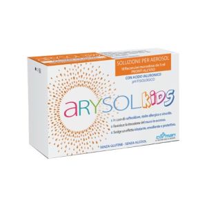 Arysol Kids Soluzione Bambini per Aerosol i Acido Ialuronico Ph Fisiologico 10 Flaconcini Monodose da 5ml
