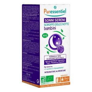 Puressential Sonni Sereni Sciroppo Dolce Notte Bambini Bio