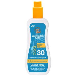 Fresh &amp; Cool Spray Gel Sunscreen SPF30 Australian Gold 237ml