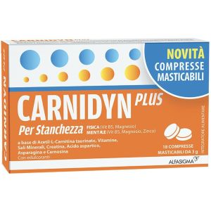 Carnidyn Plus Integratore i Carnitina 18 Compresse Masticabili