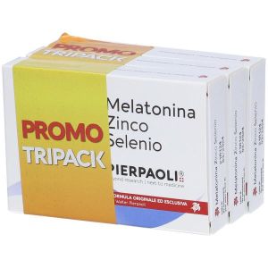 Pierpaoli Melatonina Zinco-selenio 180 Compresse Promo Pack