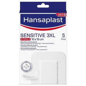 Hansaplast Sensitive 3xl Cerotti 10x15cm 5 Pezzi