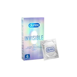 Durex Invisible Extra Lubrificato 6 Profilattici