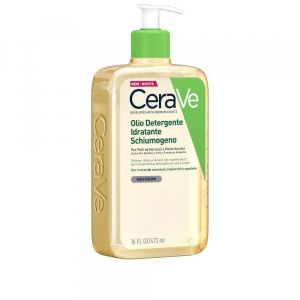 Cerave Olio Detergente Idratante  Deterge, Idrata e Lenisce. i 3 Ceramidi Essenziali, Trigliceridi e Squalene da Olio di Origine Vegetale 473ml