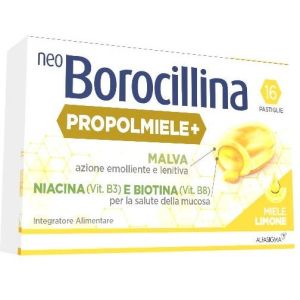Neoborocillina Propolmiele + Miele/limone 16 Pastiglie
