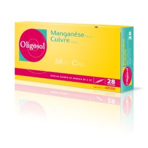 Oligosol Labcatal Nutrition Manganese/rame 28 Fiale