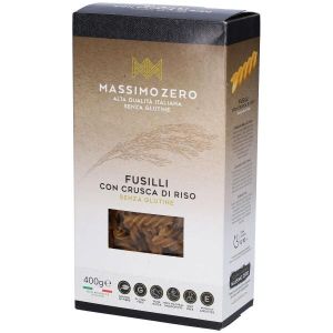 Massimo Zero Pasta Crusca Riso Fusilli 400g