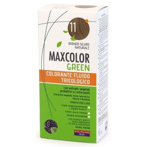 Maxcolor Green 11 Biondo Scuro Naturale 75ml + Balsamo 15ml