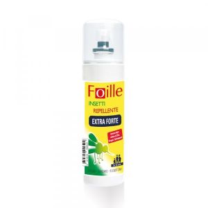 Foille Insetti Repellente Extra Forte Deet 50%, Spray Anti Zanzare, Zecche e Flebotomi 100ml