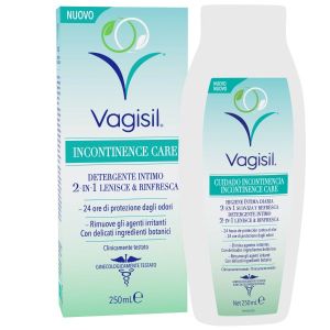 Vagisil Incontinence Care Detergente Intimo 2in1 Lenisce &amp; Rinfresca 250ml