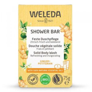 Weleda Shower Bar Saponetta Bagno Doccia Allo Zenzero e Petitgrain 75g