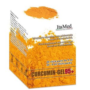 Curcumin Gel 95+ 20 Single-dose Stick Pack Sachets of 5ml