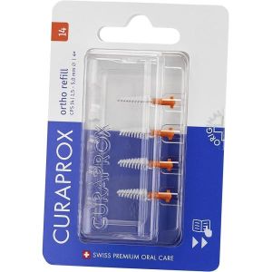 Curaprox Capsule 14 Ortho Refill 5 Scovolini Orange