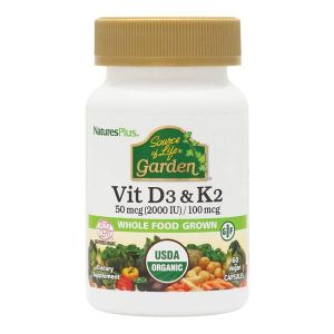 Vitamina D3 &amp; K2 50mcg 2000ui/100mcg 60 Capsule