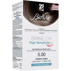 Shine On High Sensitivity Plus Castano Chiaro 5,00 Rivelatore In Crema 75ml + Crema Colorante 50ml