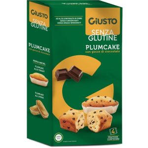 Giusto Senza Glutine Plumcake i Gocce di Cioccolato 160g