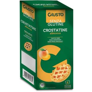 Giusto Senza Glutine Crostatina Albicocca 4 Pezzi da 45g