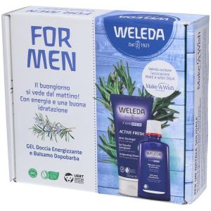 Weleda Cofanetto Uomo Doccia Gel Energy 200ml + Balsamo Dopobarba 100ml