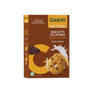 Giusto Senza Glutine Biscotti All'avena i Gocce di Cioccolato 250g