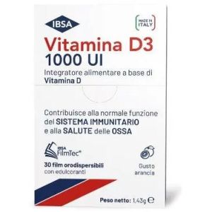 Ibsa Vitamina D3 1000ui 30 Film Orodispersibili